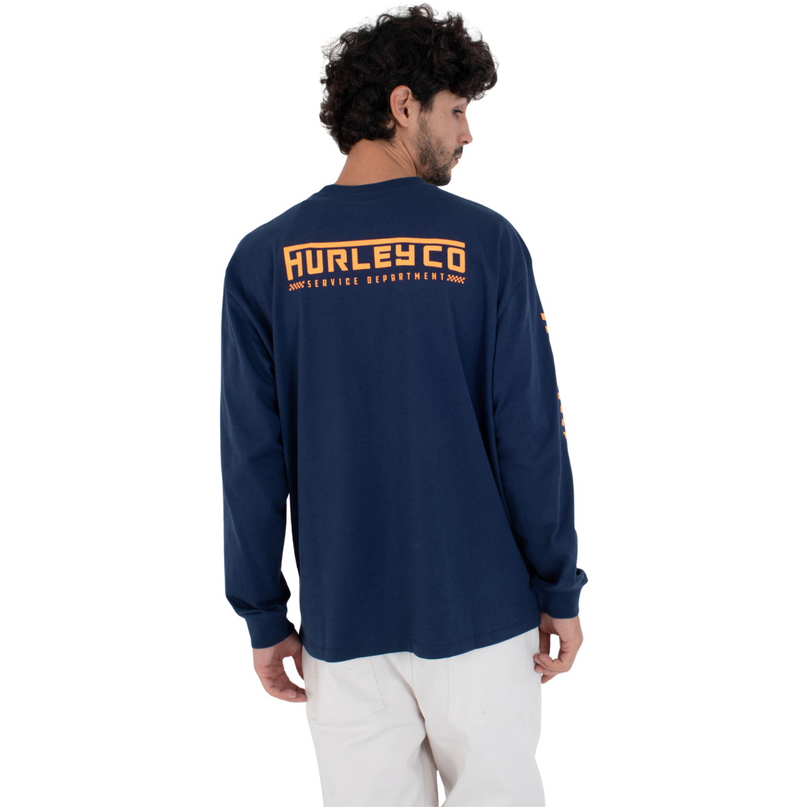 2025 Hurley Langærmet Dept T-shirt Til Mænd HFA25MMTL04631 - Nightforce